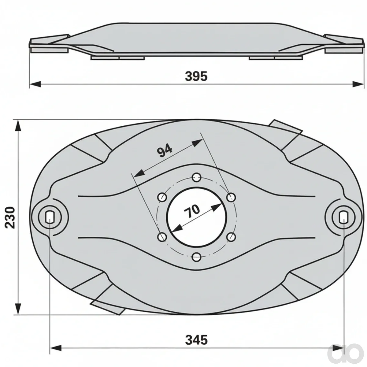 Prillinger-00412553 - Mowing Disc Replacement For Pöttin (00412553)