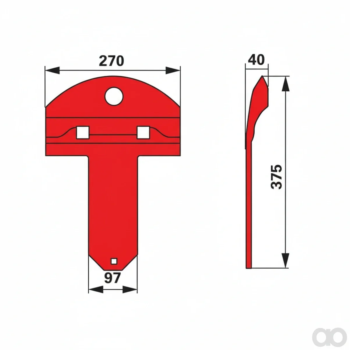 Prillinger-00412733 - Slide Shoe Replacement For Taarup (00412733)