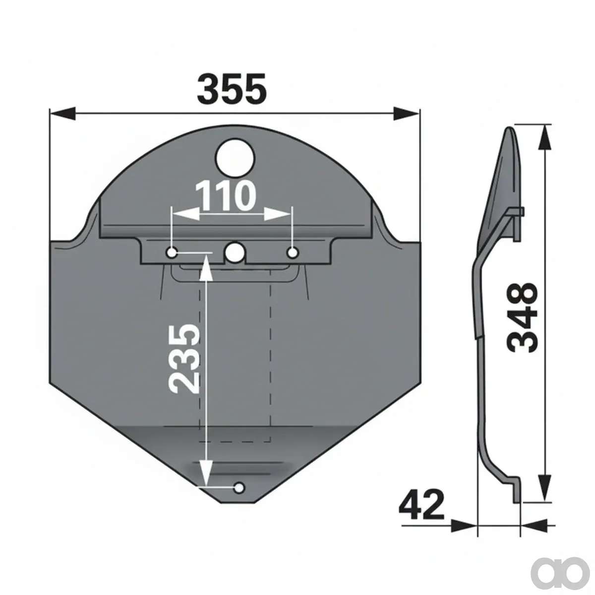 Prillinger-00412814 - Center Slide Shoe Replacement For V (00412814)