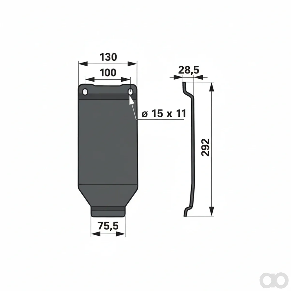 Prillinger-00413765 - Slide shoe Instead Of Sip 765 (00413765)