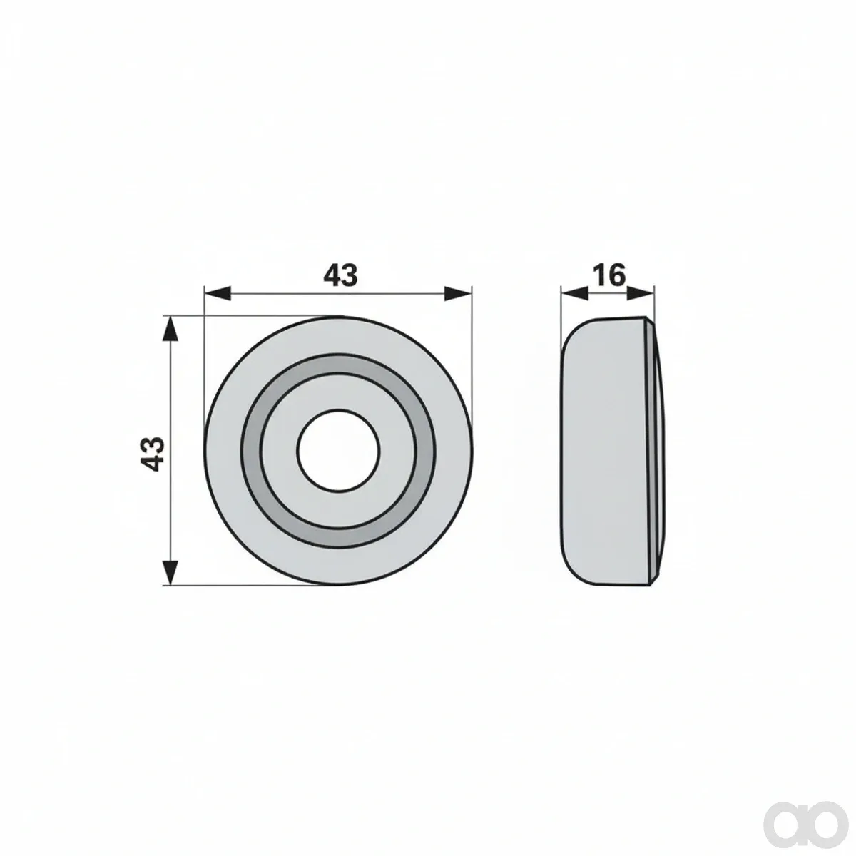Prillinger-00413835 - Bushing Original Pöttinger 0446 (00413835)