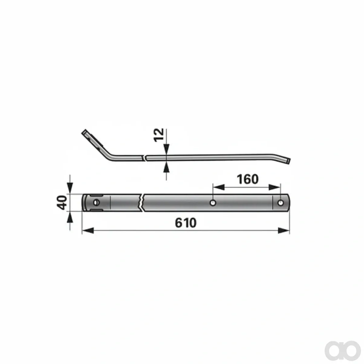 Prillinger-00420217 - Tine arm Instead of Kuhn 58 (00420217)