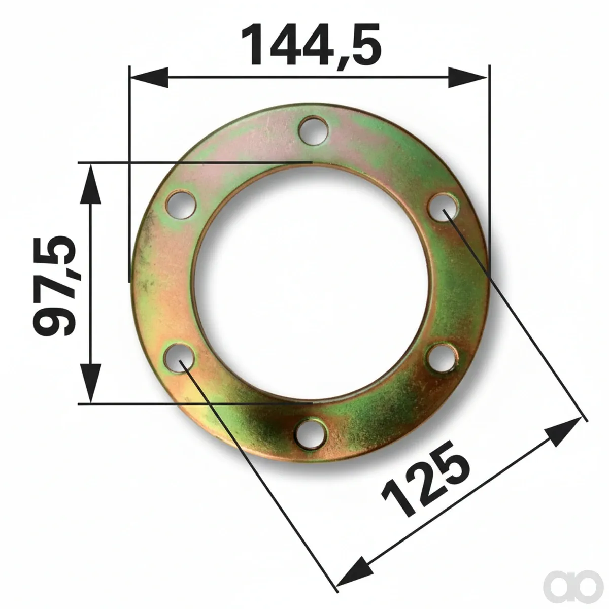 Prillinger-00423801 - Spacer washer 144.5X97.5X4 mm (00423801)