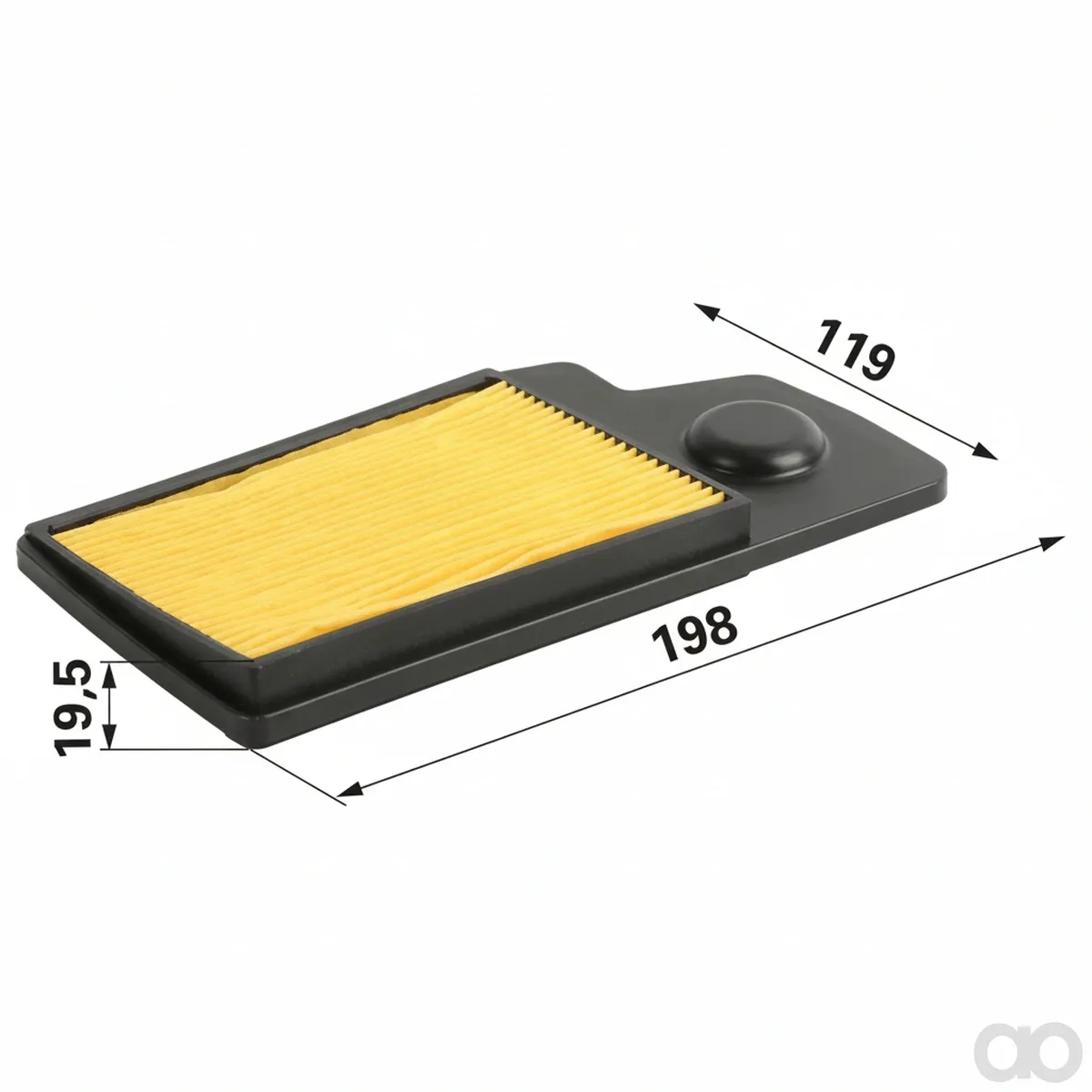 Prillinger-00434866 - Air filter instead of Yamaha (00434866)