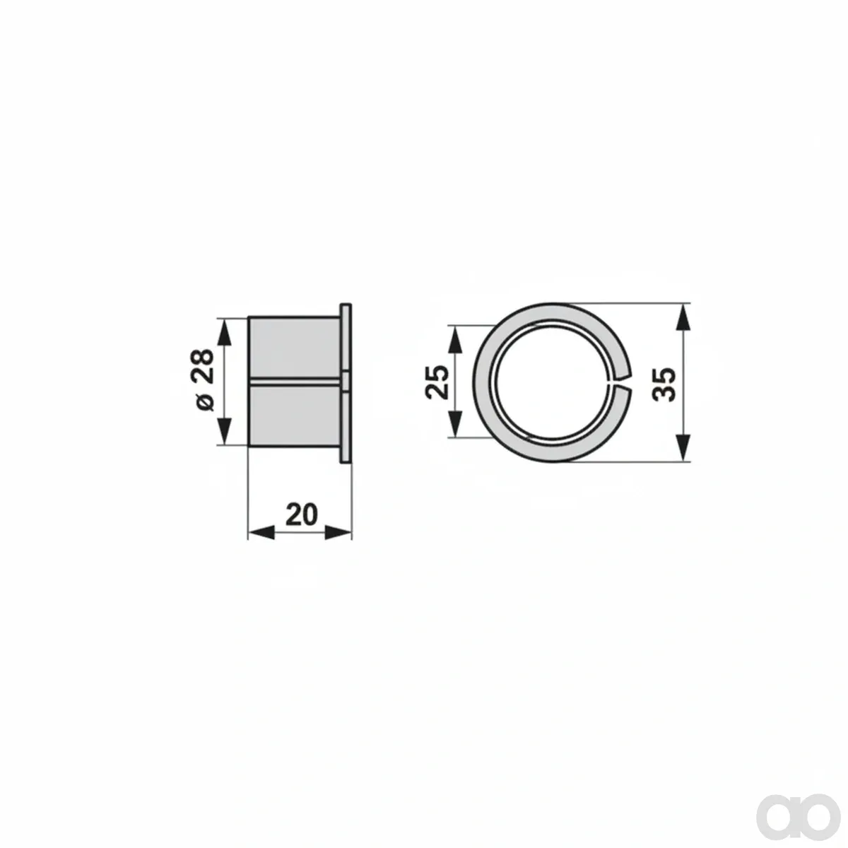Prillinger-00452096 - Bushing Instead of Deutz Fahr (00452096)