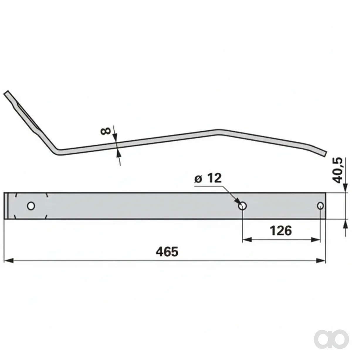 Prillinger-00453397 - Tine Arm Instead of Pöttinger (00453397)