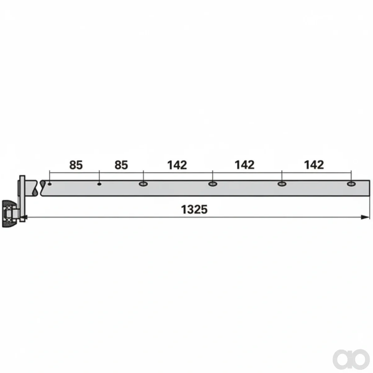 Prillinger-00453405 - Control lever I Pöttinger 275.60 (00453405)
