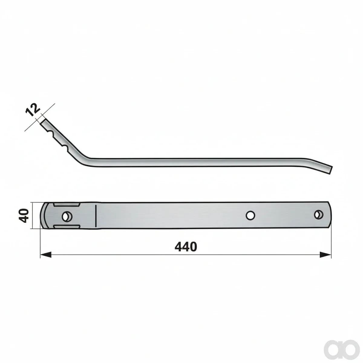 Prillinger-00453531 - Tine arm Instead of Kuhn 58 (00453531)