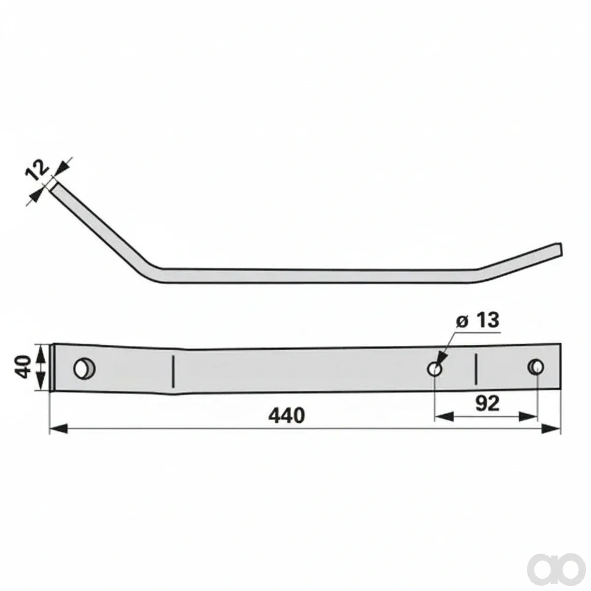 Prillinger-00453536 - Tine arm Instead of Kuhn 58 (00453536)