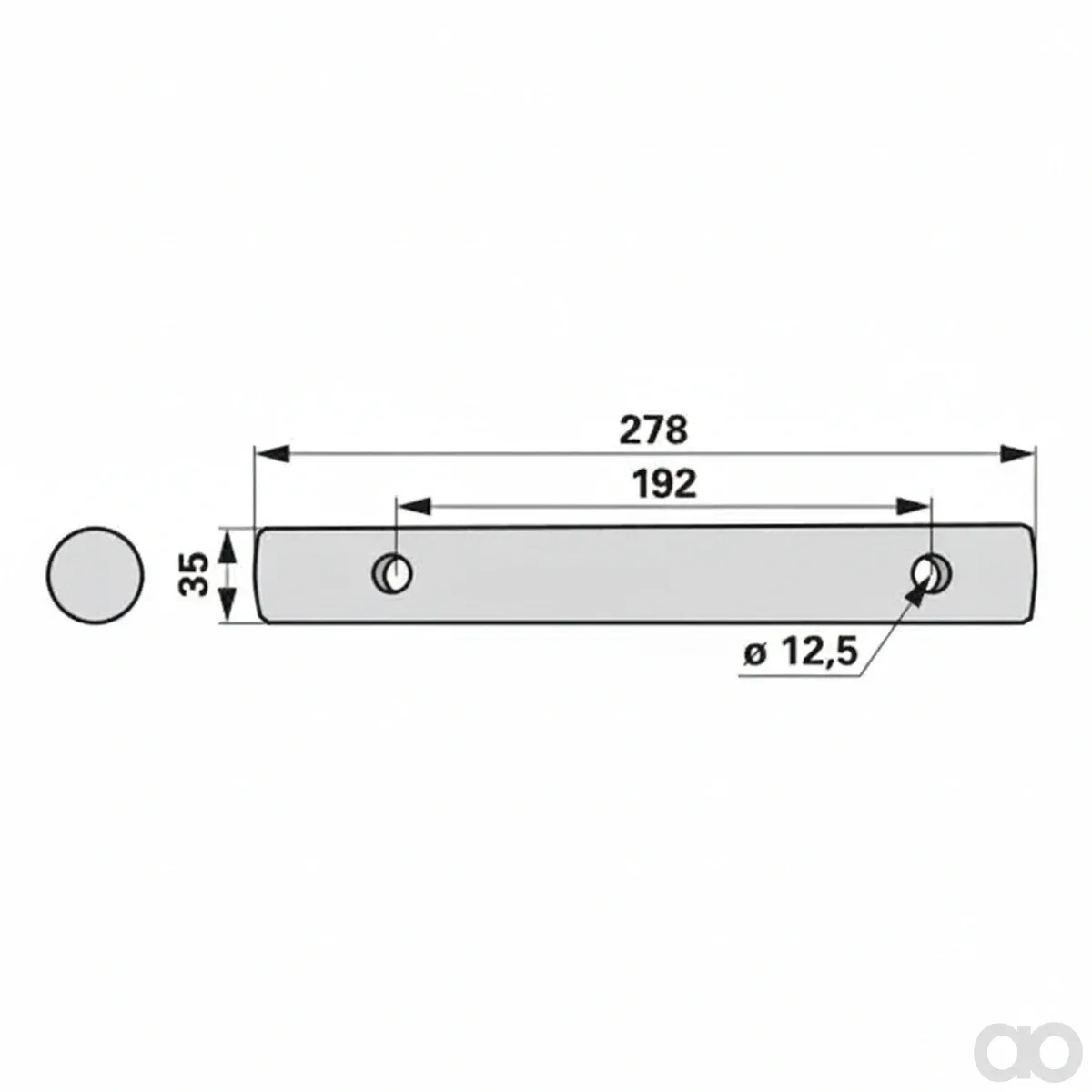 Prillinger-00453548 - Rotor shaft Instead of Kuhn (00453548)