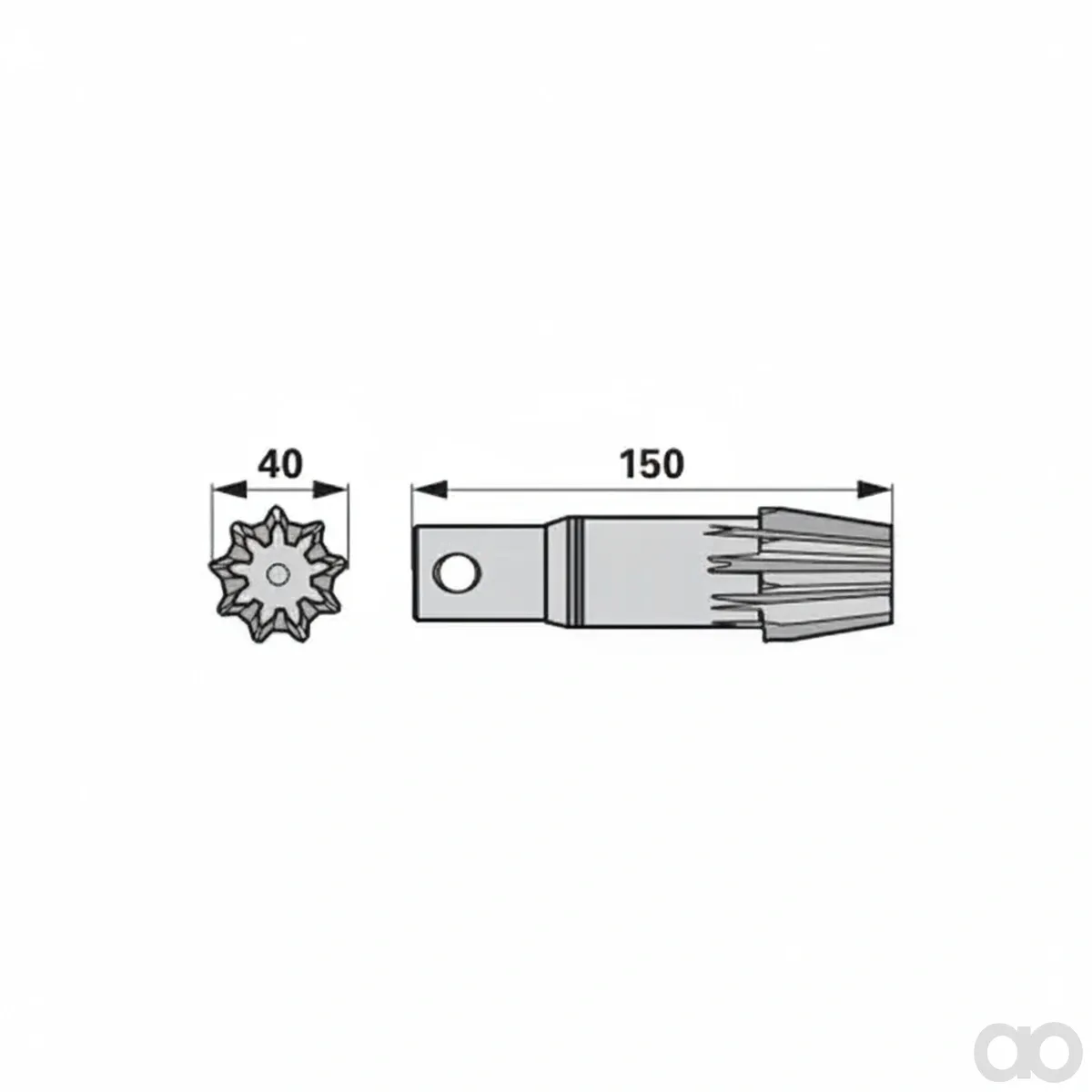 Prillinger-00453565 - Bevel gear 9 teeth, Instead of (00453565)