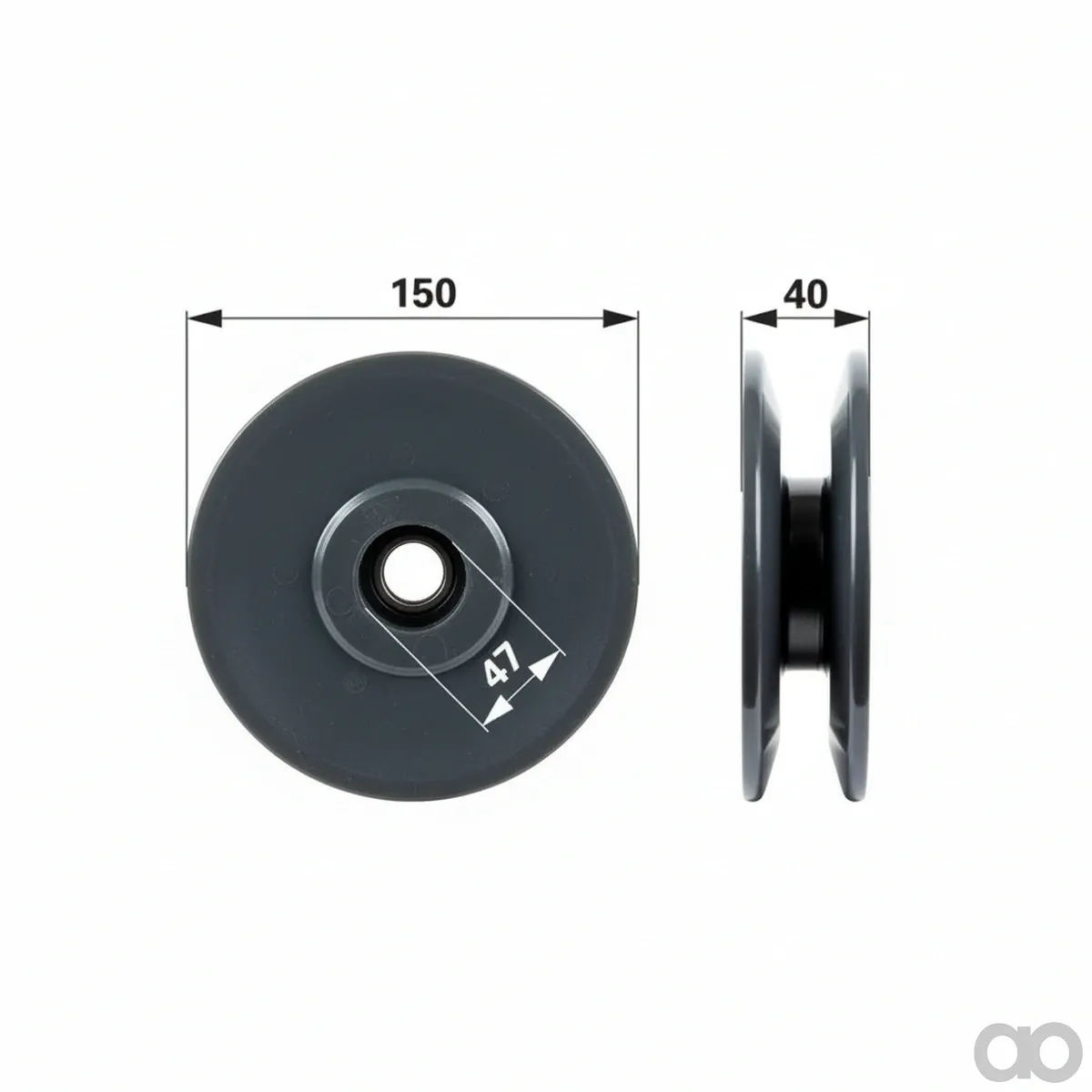 Prillinger-00462554 - Pulley OD: 150 Mm, Replacement (00462554)