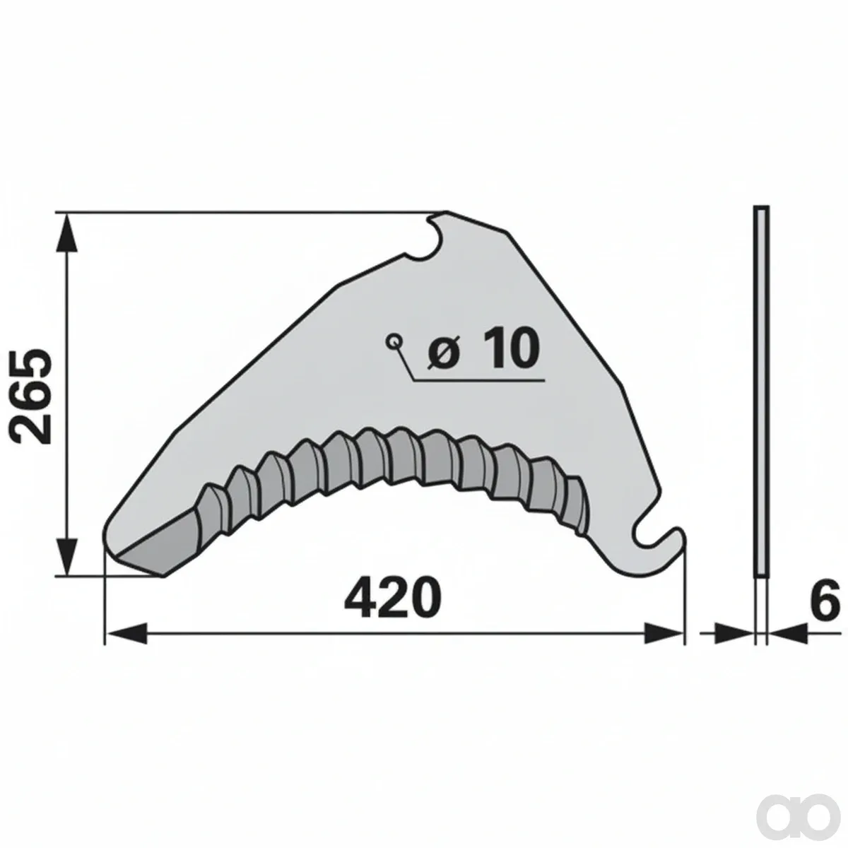 Prillinger-00470521 - Loader Knife Replacement for K (00470521)