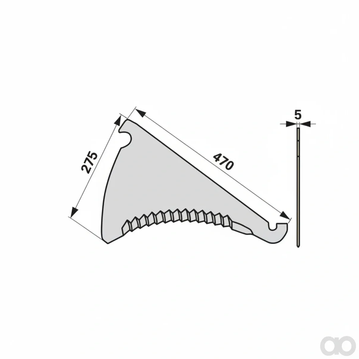 Prillinger-00470914 - Loader wagon knife instead of K (00470914)