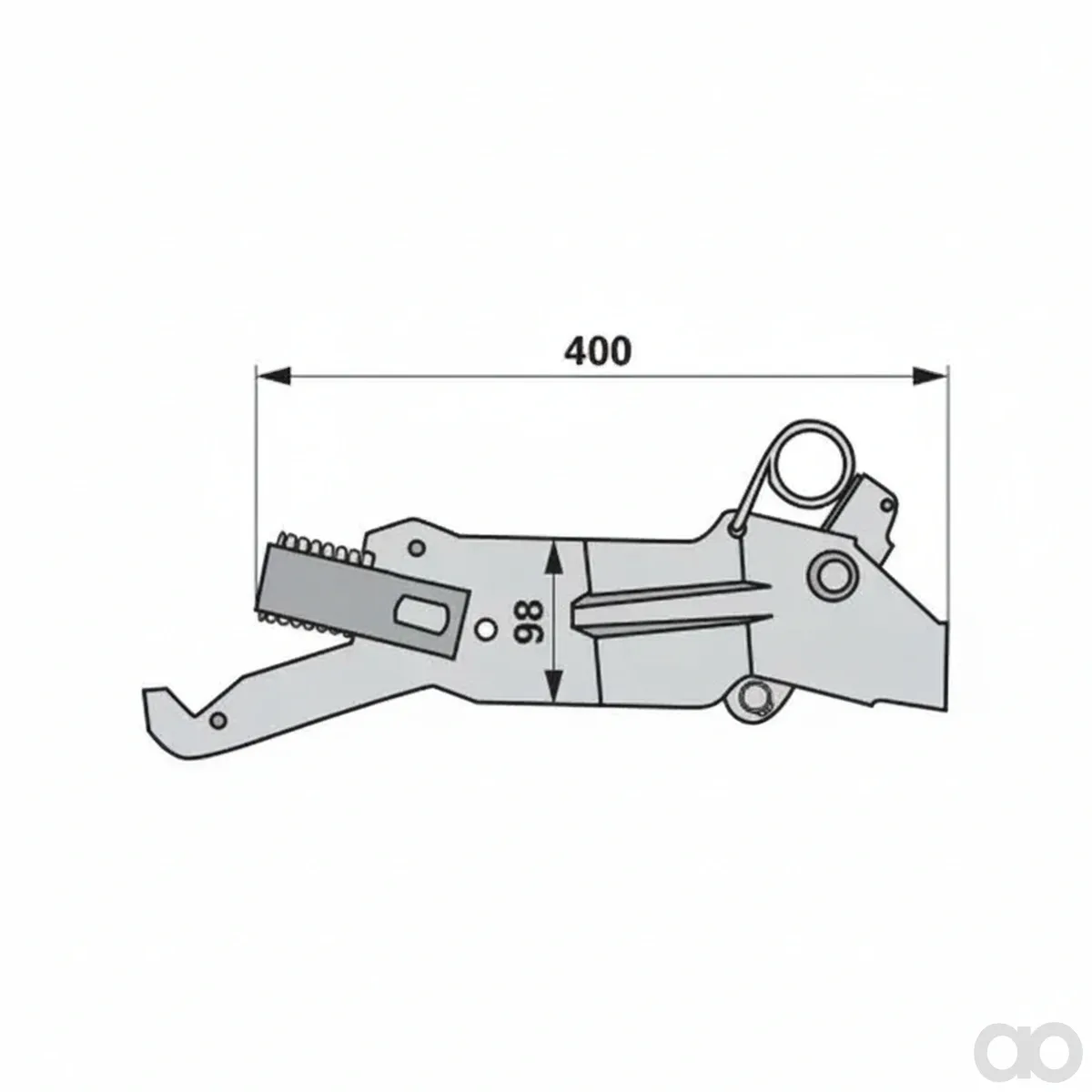 Prillinger-00476710 - Knife holder complete, Pötting (00476710)