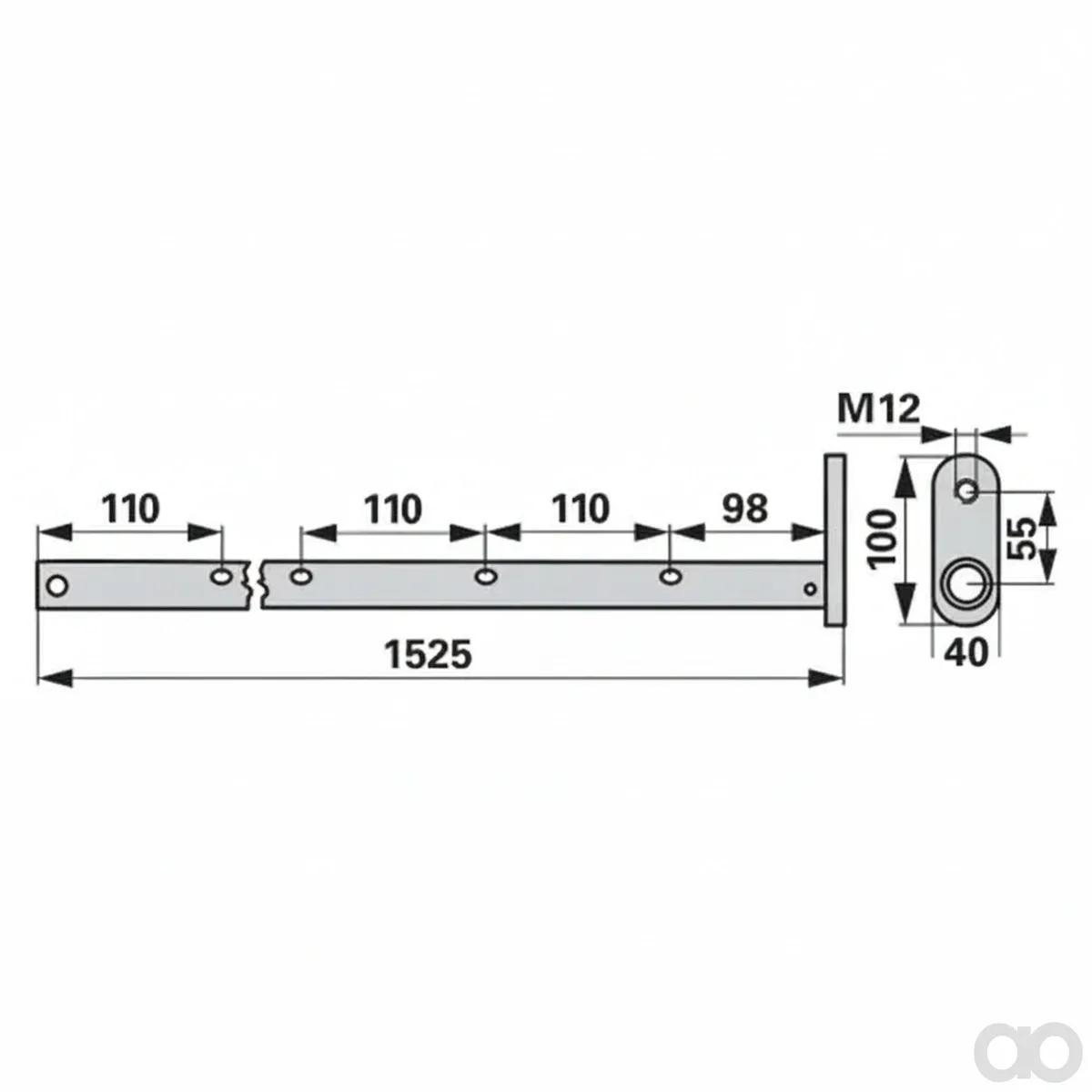 Prillinger-00478558 - Tine tube for pick-up, length: (00478558)