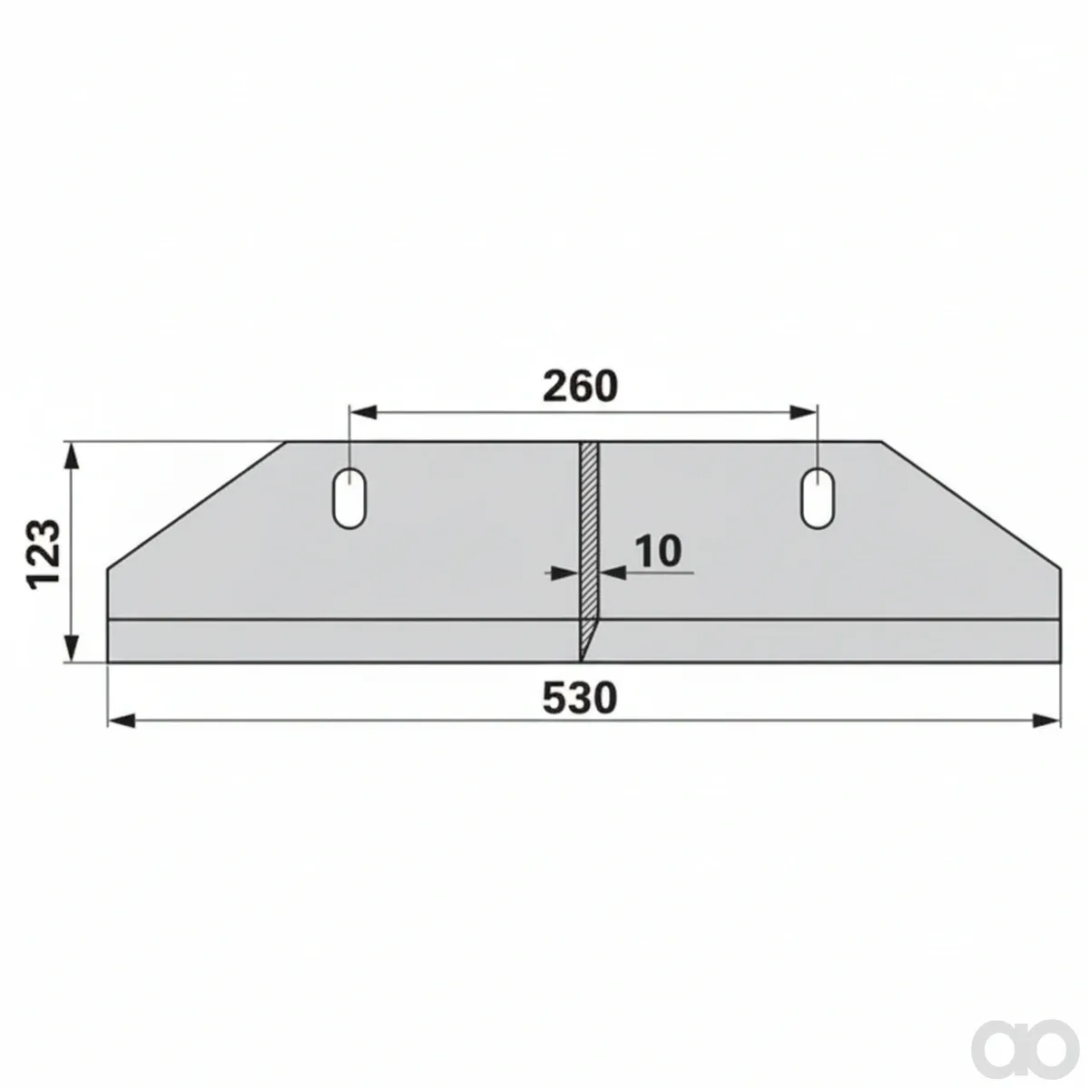 Prillinger-00480059 - Chopper knife Os124 for Epple (00480059)