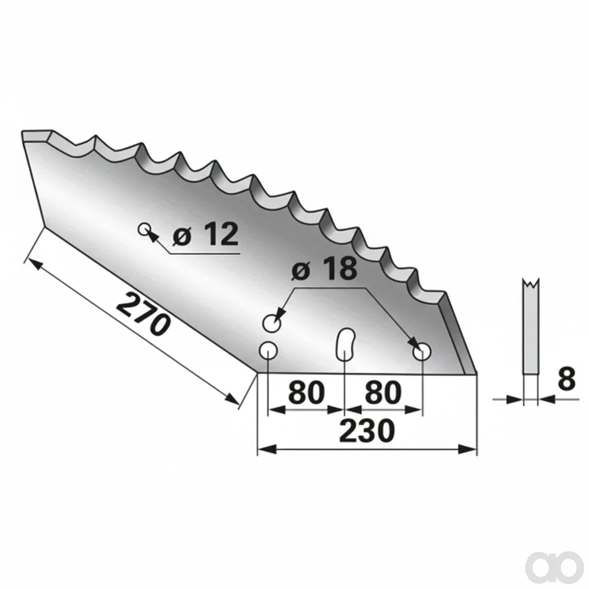 Prillinger-00485332 - Mixing Wagon Blade Instead Of (00485332)