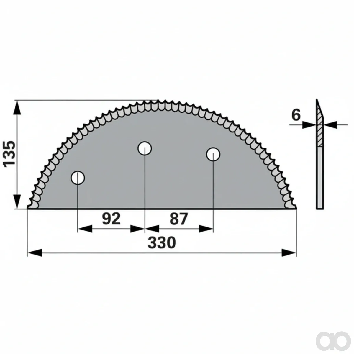 Prillinger-00485459 - Mixing Wagon Blade Instead Of (00485459)