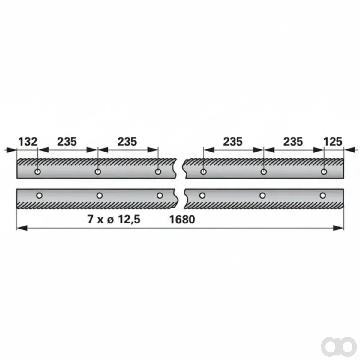 Prillinger-00501033 - Striker Bar Pair Right Instead (00501033)