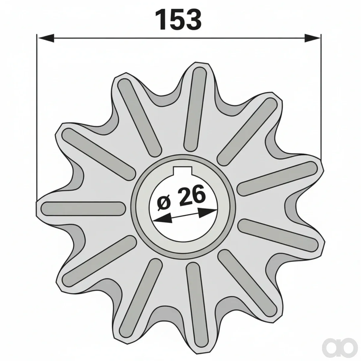Prillinger-00501835 - Sprocket Instead Of Claas 7 (00501835)