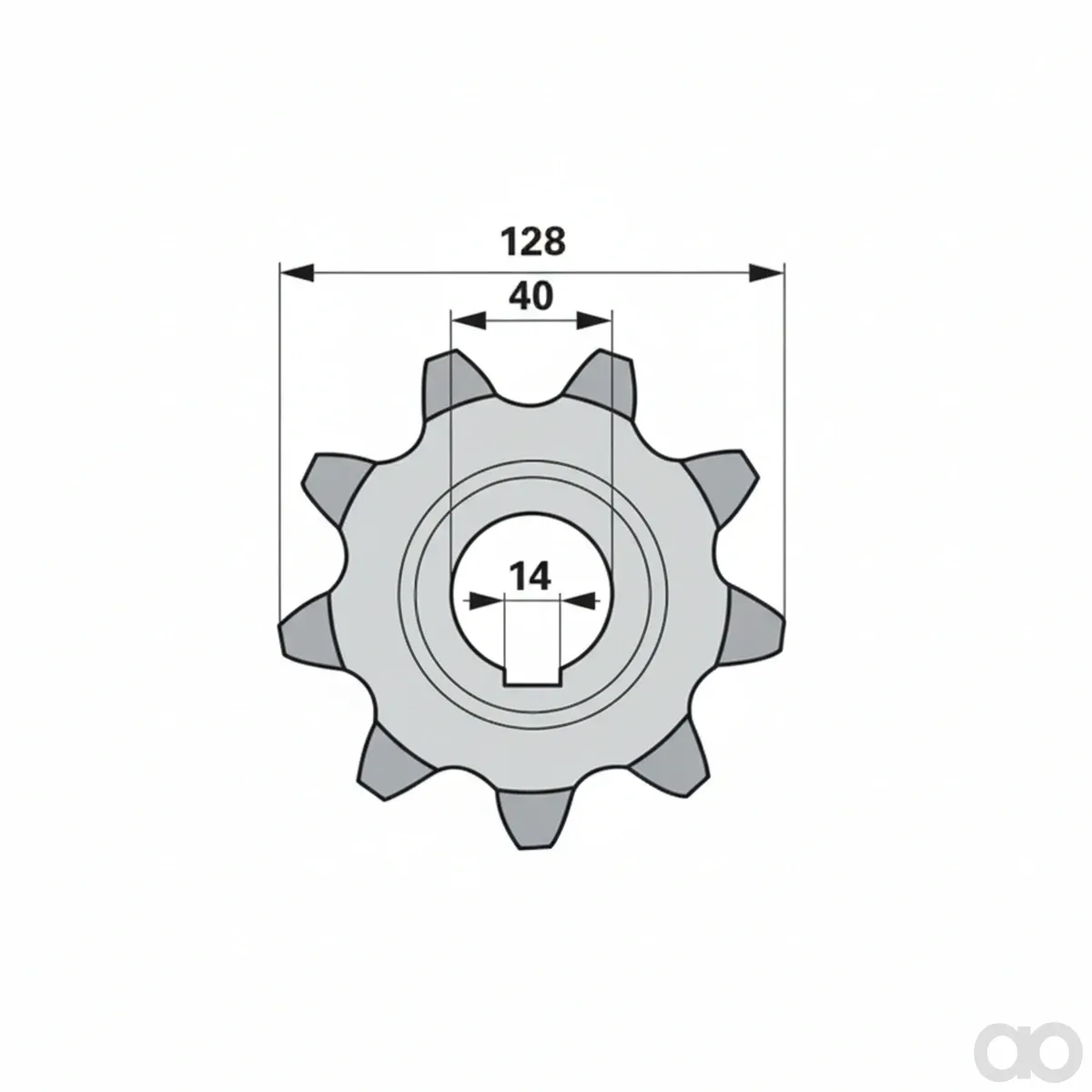 Prillinger-00501840 - Sprocket Instead Of Claas 6 (00501840)