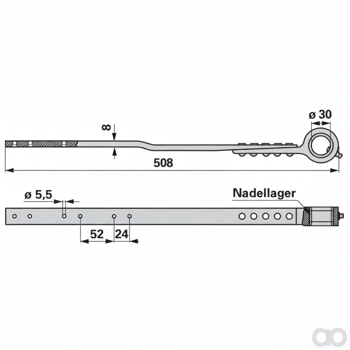 Prillinger-00504166 - Complete Knife Head Instead Of V (00504166)
