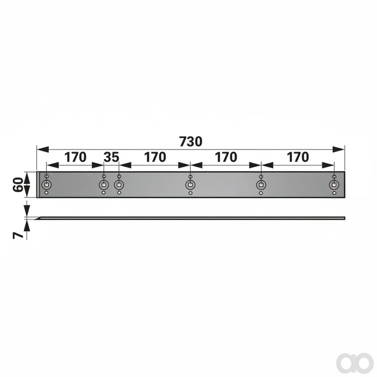 Prillinger-00508190 - Slide Rail Instead Of Deut (00508190)