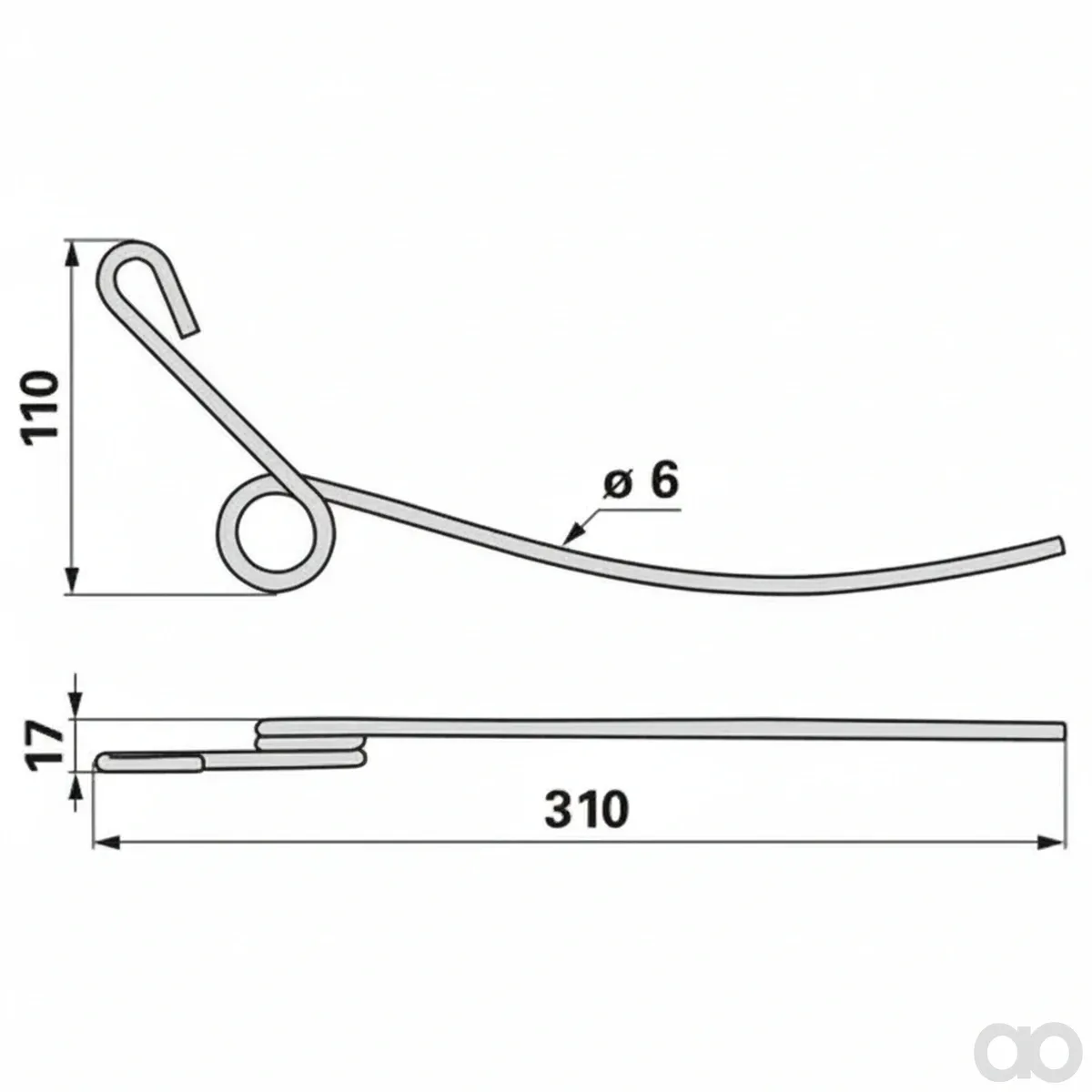 Prillinger-00512293 - Reel Tine Instead Of John (00512293)