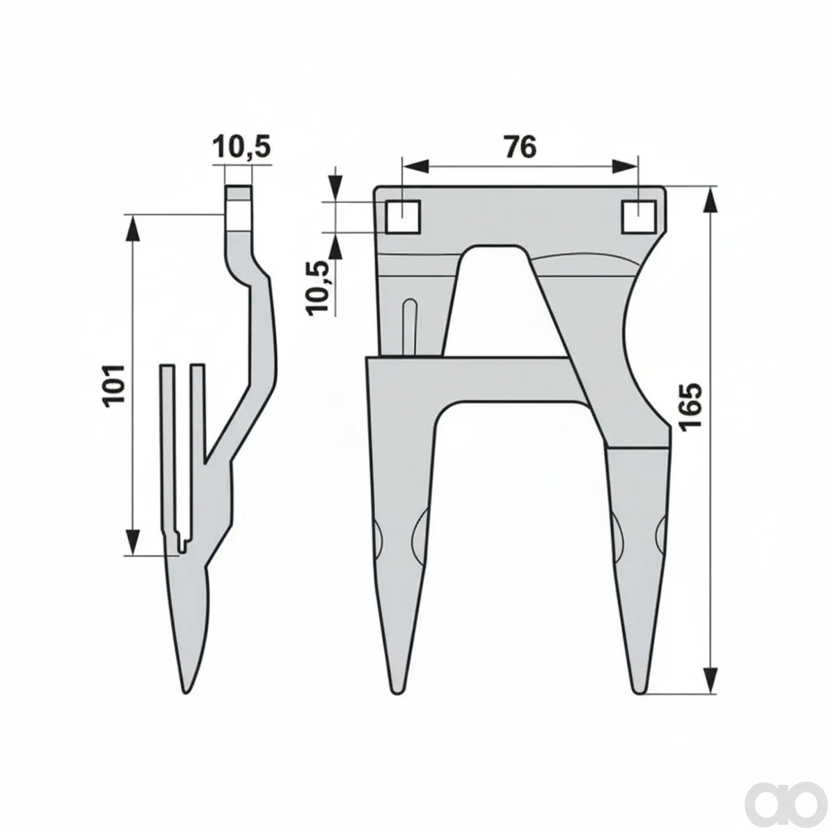 Prillinger-00516316 - Guide Double Finger Schumach (00516316)