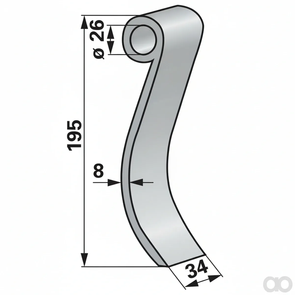 Prillinger-00530044 - Flail Knife Instead Of Ku (00530044)
