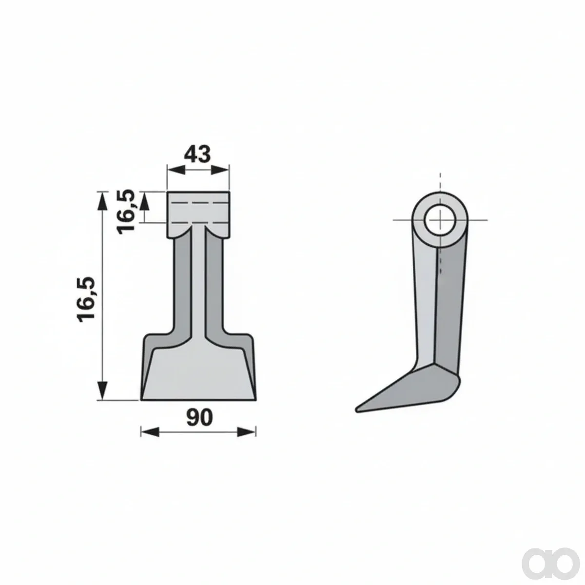 Prillinger-00530628 - Striking hammer instead of Falc (00530628)