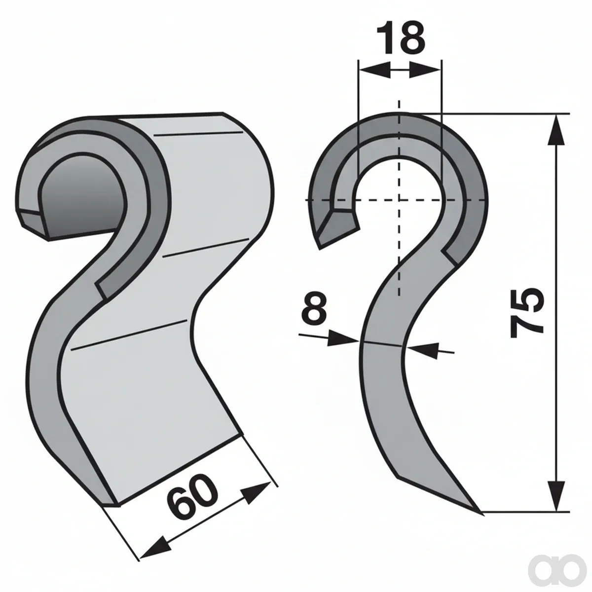 Prillinger-00531152 - Striking hammer instead of Humu (00531152)