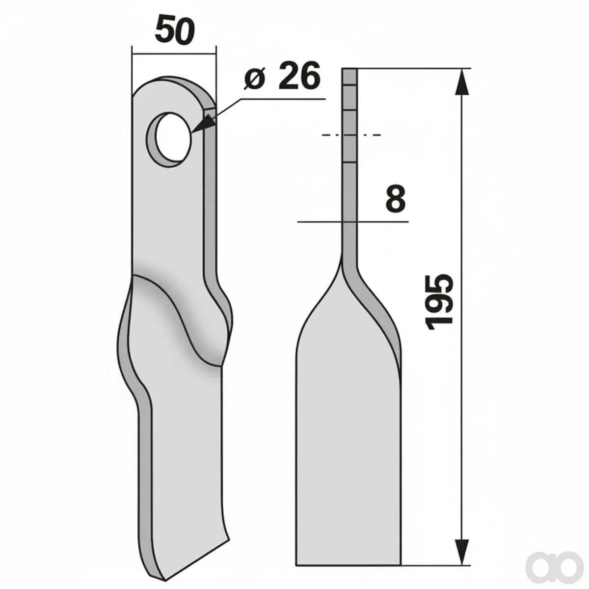 Prillinger-00531328 - Flail replacement for Sovema 9 (00531328)