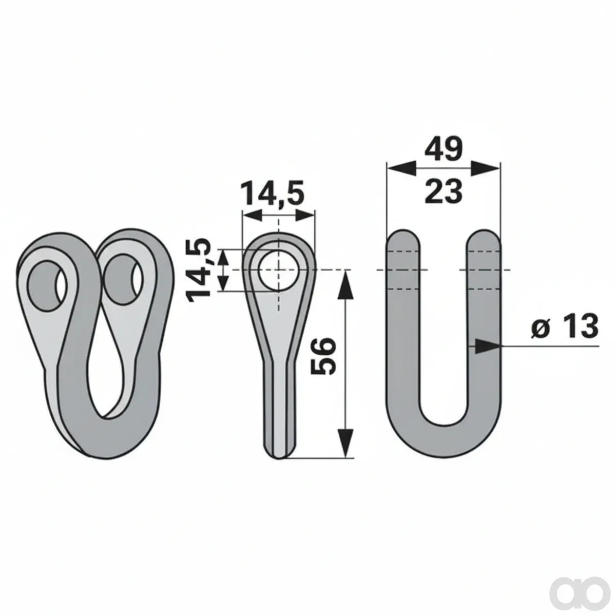 Prillinger-00531355 - Shackle replacement for Ferri 09 (00531355)