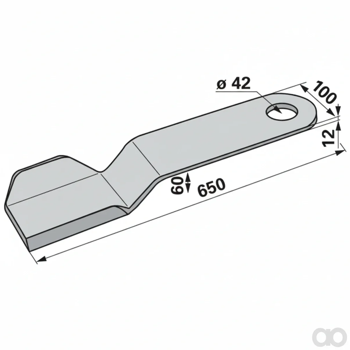 Prillinger-00531368 - Knife right replacement for Sa (00531368)