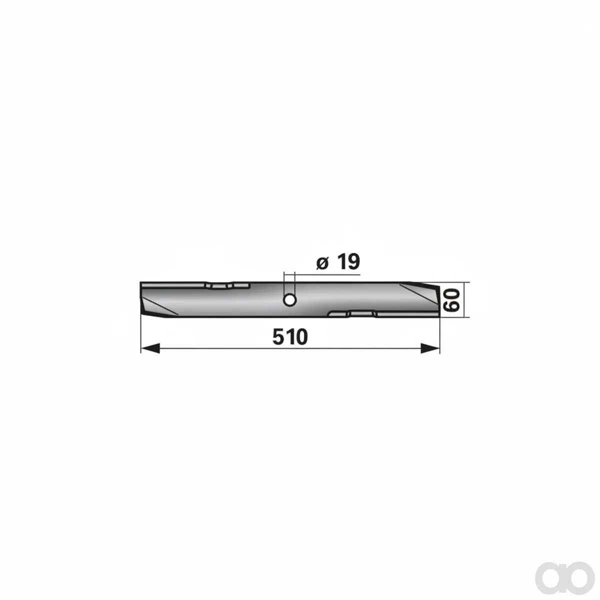 Prillinger-00531440 - Flail knife replacement for Ma (00531440)