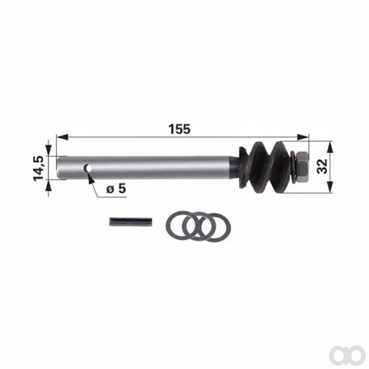 Prillinger-00541259 - Worm shaft instead of Ra (00541259)