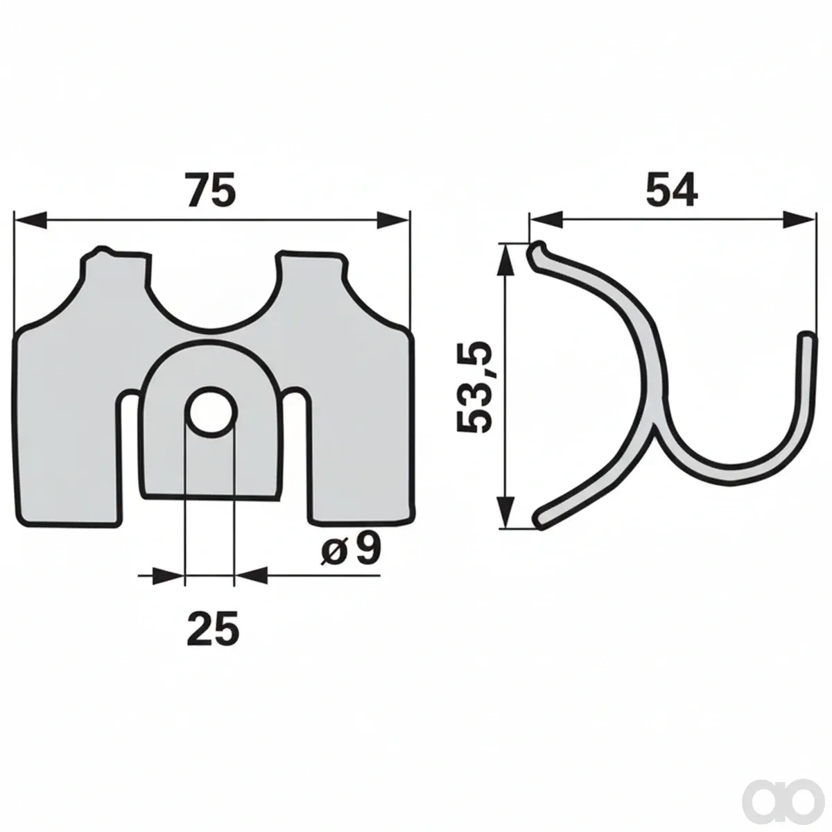Prillinger-00542005 - Tine holder instead of Cla (00542005)