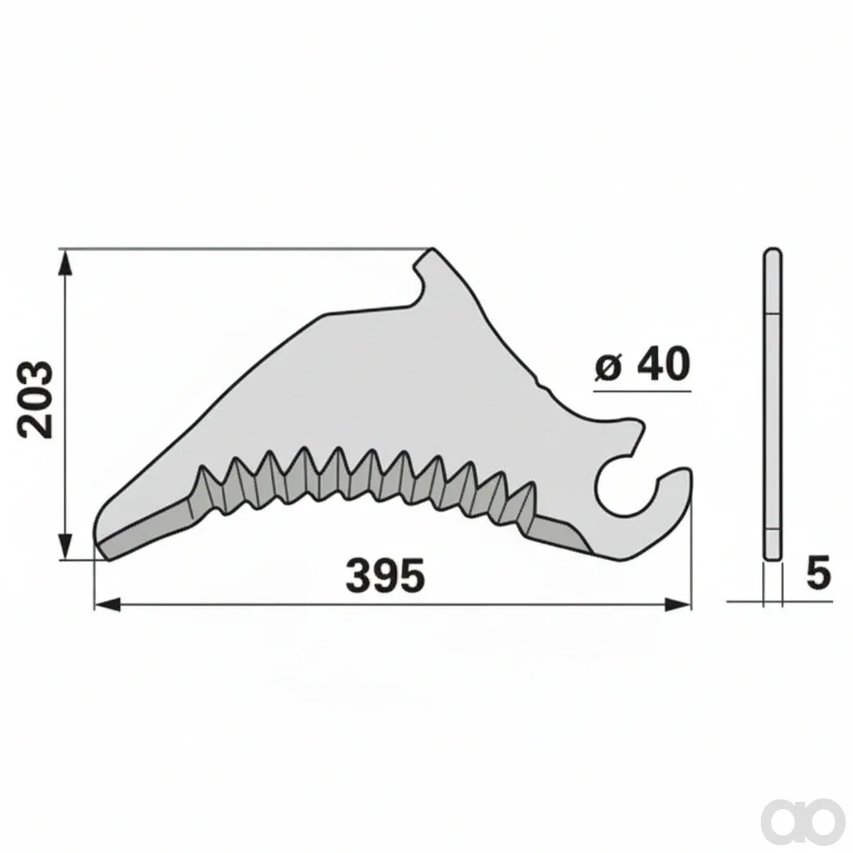 Prillinger-00542105 - Press knife instead of Cl (00542105)