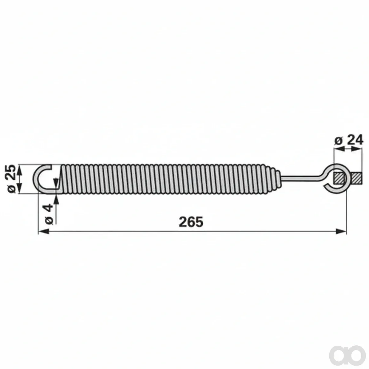 Prillinger-00543213 - Tension spring instead of Deutz Fa (00543213)