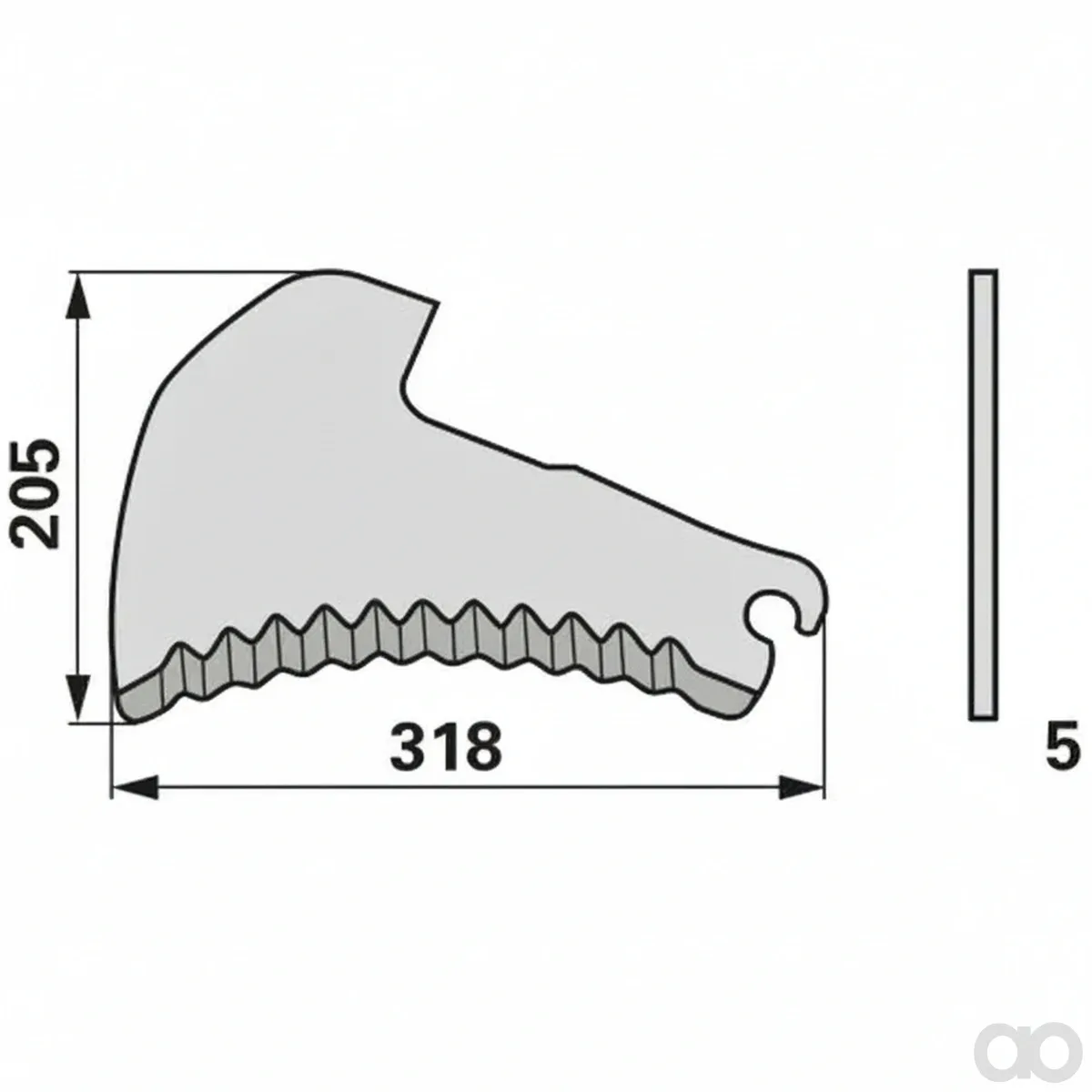 Prillinger-00543535 - Press knife instead of Ku (00543535)