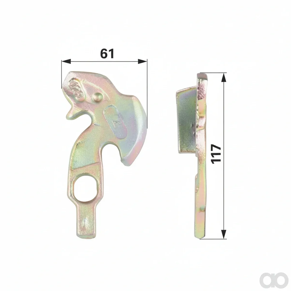 Prillinger-00543850 - Plate Instead Of Claas 0000 (00543850)
