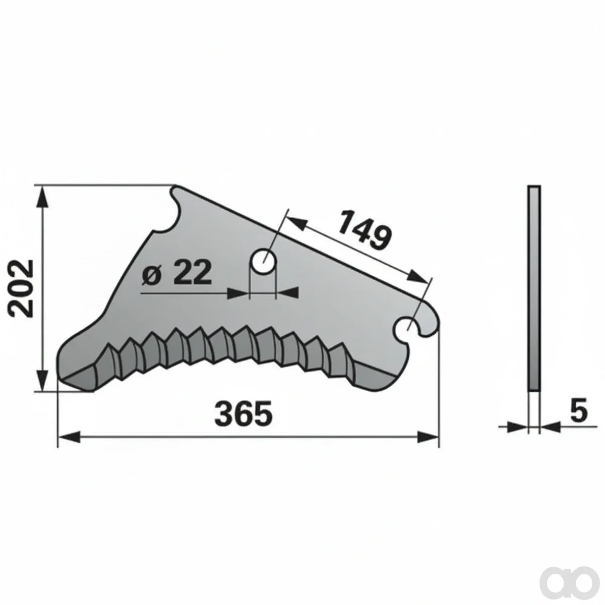 Prillinger-00544050 - Knife Instead Of John Deere (00544050)