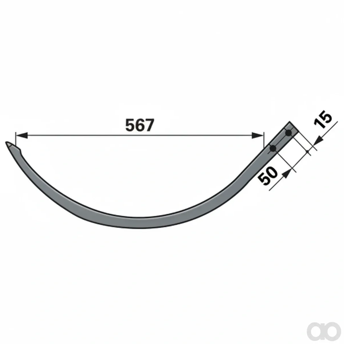 Prillinger-00547152 - Binding needle aluminum Instead Of We (00547152)
