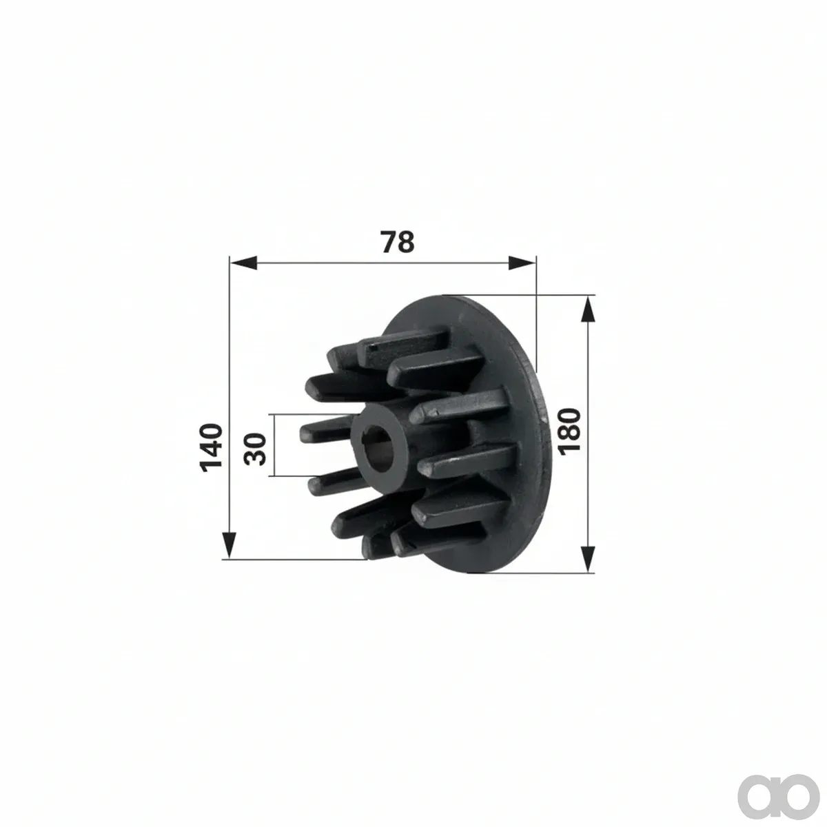 Prillinger-00551221 - Drive wheel replacement for mole (00551221)