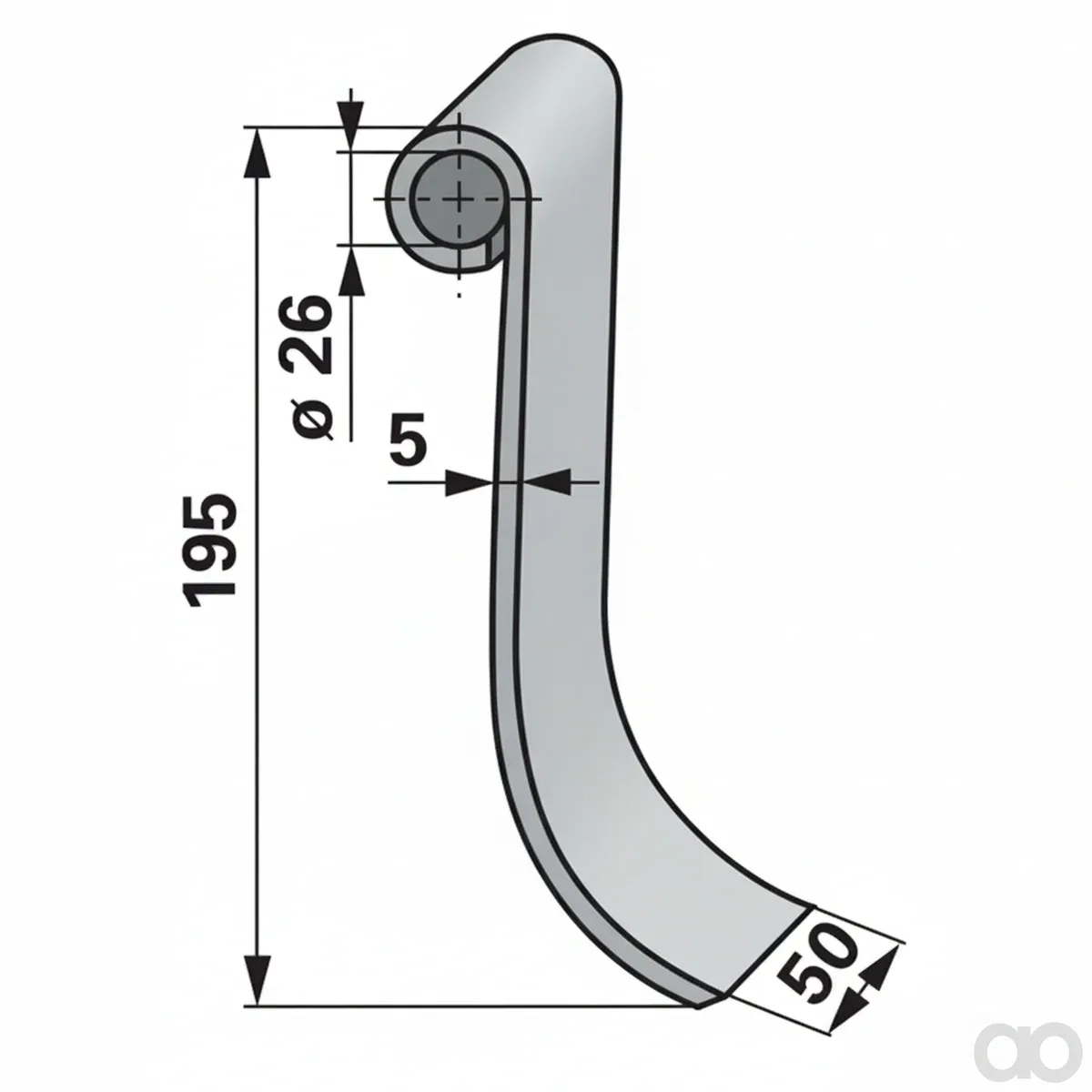 Prillinger-00560418 - Beater Short 195Mm (00560418)