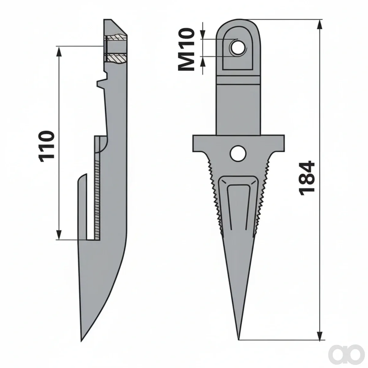Prillinger-00603405 - Single Finger With Finger Plate (00603405)