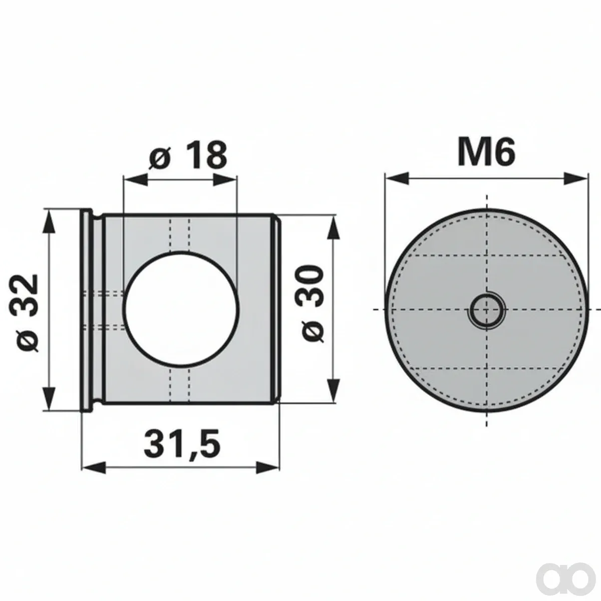 Prillinger-00606266 - Slide block instead of Bucher (00606266)