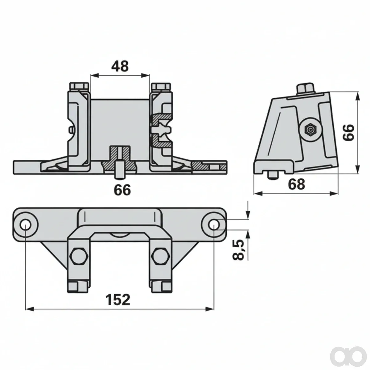Prillinger-00606281 - Complete cutter head La 152 mm (00606281)